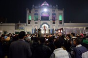 تصاویر/ لکھنؤ درگاہ حضرت عباس میں عزائے فاطمیہ کی دوسری مجلس