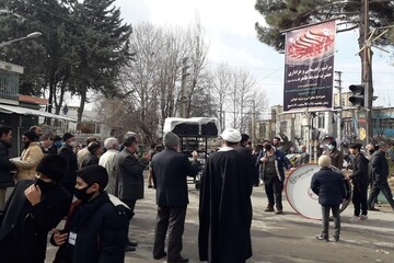 تصاویر/ مراسم عزاداری شهادت حضرت زهرا(س) در شهرستان هرسین