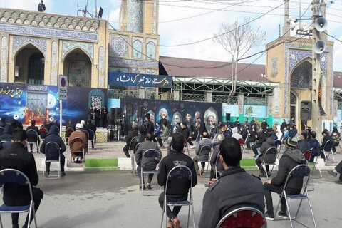 تصاویر/ اجتماع عزاداران فاطمی(سلام الله علیها) شهرستان کرمانشاه