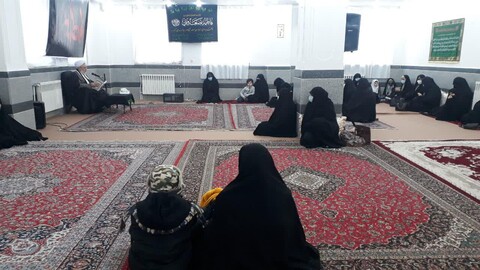 تصاویر/ مراسم عزاداری شهادت حضرت فاطمه زهرا(س) در حوزه علمیه خواهران شهرستان بناب