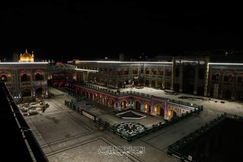 حرم امیرالمومنین (ع) میں سب سے بڑے صحن "صحن فاطمہ الزہرا (ع)" کا افتتاح