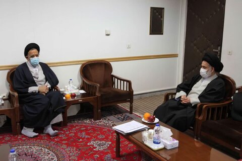 آیت الله حسینی بوشهری در دیدار وزیر اطلاعات