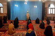 تصاویر/ مراسم افتتاحیه ترم دوم درسی مدرسه علمیه امام خمینی (ره) خوی
