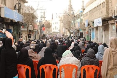 کوئٹہ میں حضرت امام مہدی (عج) کی شان میں ہونے والی گستاخی کے خلاف احتجاجی جلسہ