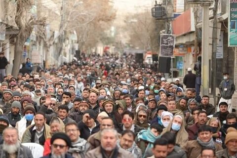 کوئٹہ میں حضرت امام مہدی (عج) کی شان میں ہونے والی گستاخی کے خلاف احتجاجی جلسہ