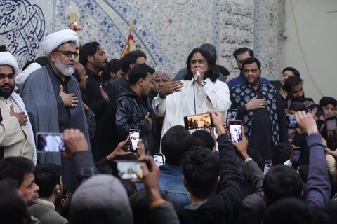 کراچی میں سردارانِ شہدائے مدافعان حرم اہل بیت ؑ اور شہدائے مچھ کی یاد میں یاد گار مجلس عزا کا انعقاد و قوم کے اتحاد کا عظیم مظاہرہ