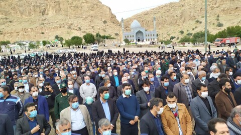 تشییع پیکر مطهر طلبه شهید محمدرضا اکبری پس از ۳۸ سال در شهرستان گتوند به روایت تصویر