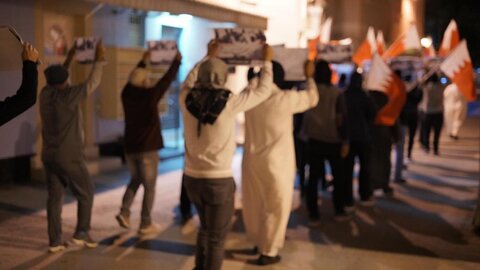 تصاویر/ تظاهرات‌ مردم بحرین در آستانه دهمین سالگرد انقلاب ۱۴ فوریه