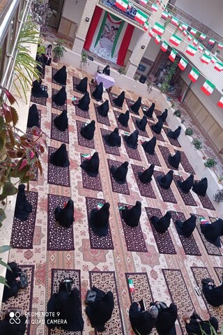 تصاویر/ مراسم گرامیداشت دهه فجر در مدرسه علمیه ریحانه الرسول ارومیه