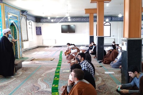 تصاویر/ حضور معاونین حوزه علمیه آذربایجان غربی در مدرسه علمیه نقده