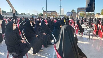 دختران فاطمی و انقلابی نورآباد گردهم آمدند