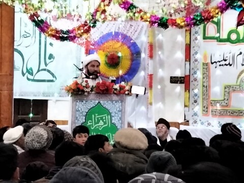 امام بارگاہ ابوطالب حسن کالونی سکردو میں مرکزی سالانہ جشن میلاد حضرت زہرا کا انعقاد کیا گیا۔