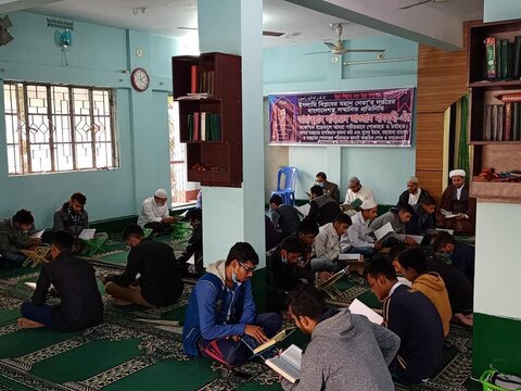 تصاویر/ مراسم ترحیم مرحوم حجت الاسلام والمسلمین مظلومی در مسجد ولی عصر (عج) کُلنا، بنگلادش