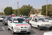 تصاویر/ راهپیمایی خودرویی ۲۲ بهمن در بندرعباس