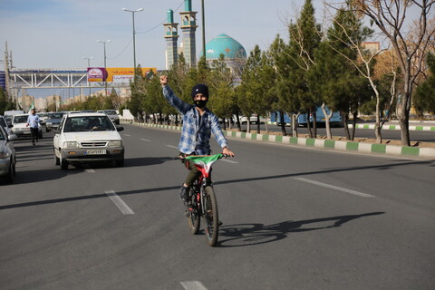 تصاویر/ مراسم راهپیمایی ۲۲ بهمن قم