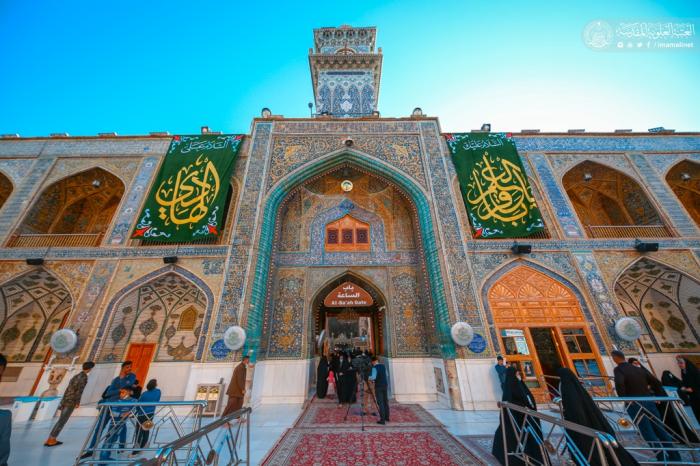 العتبة العلوية تحتفي بذكرى ولادة الإمامين محمد الباقر وعلي الهادي (عليهما السلام) + صور