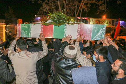 تصاویر/ مراسم وداع با پیکر مطهر شهیدان گمنام در گلستان شهدای اصفهان