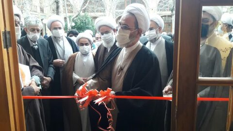 افتتاح نمایشگاه گفتمان علمی انقلاب اسلامی در مدرسه مروی