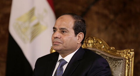 عبد الفتاح السیسی رئیس جمهور مصر