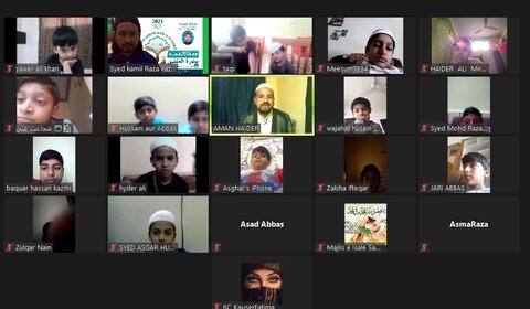 ننھے بچوں کا جشن امام علی نقی (ع) کا انعقاد، قصیدہ خوانی اور ذکر سے بچوں کو معرفت امام (ع) سے واقف کرایا