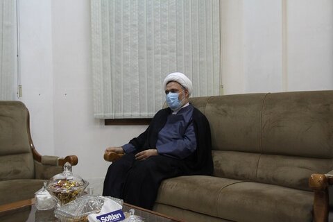بالصور/ مدير الحوزات النسوية في إيران يلتقي بالأمين العام للمجمع العالمي لأهل البيت (ع) بقم المقدسة