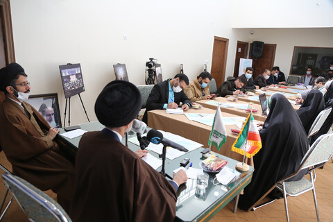 تصاویر/نشست خبری رئیس ستاد مرکزی اعتکاف و مسئول جشنواره بین المللی
