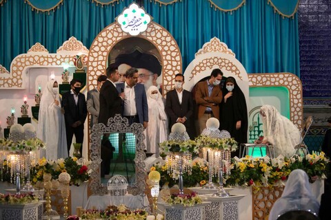 تصاویر برگزاری جشن ازدواج آسان 400 زوج یزدی