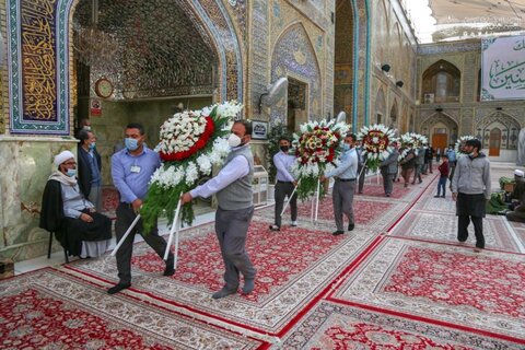 بالصور/ تحضير الآلاف من باقات الورود والأزهار استعدادا للاحتفال المرتقب بولادة أمير المؤمنين(عليه السلام )