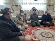 سردار باقرزاده با خانواده شهید «گلمحمدی» دیدار کرد