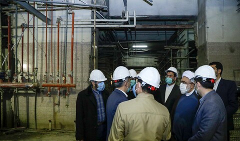 تصاویر/ بازدید تولیت آستان قدس رضوی از پروژه‌های عمرانی رواق‌های زیرسطحی حرم مطهر