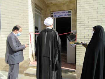 تصاویر/ افتتاح دو پروژه در حوزه علمیه خواهران استان یزد