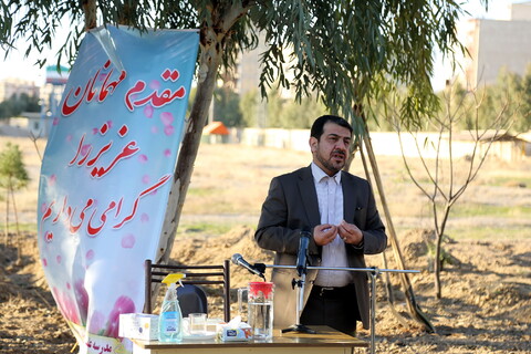 مراسم آغاز غرس نهال در حوزه‌های علمیه سراسر کشور در مجتمع شهید صدوقی قم
