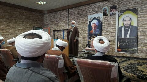 تصاویر/ سفر یک روز مدیر حوزه علمیه کرمان به شهرستان بم
