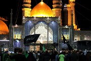 تصاویر/ شب شہادت امام موسی کاظم علیہ السلام حرم معصومہ قم کے مناظر