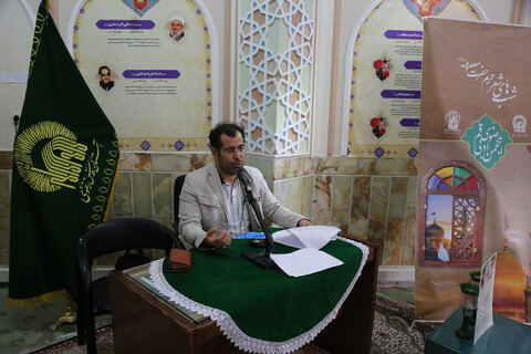 تصاویر/دومین نشست انجمن شعر رضوی بمناسبت مبعث حضرت رسول اکرم در حرم بانوی کرامت