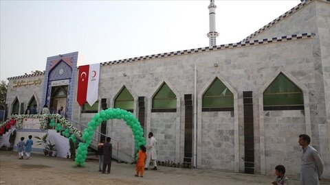 مسجد ساخت ترکیه در پاکستان افتتاح شد