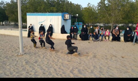 گزارش تصویری از برگزاری جشن عید مبعث در ساحل بندرگاه بوشهر