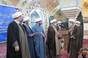تصاویر/ تجلیل از چهره های برتر قرآنی حوزه علمیه استان کرمانشاه
