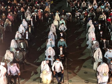 ۱۴ زوج طلبه هرمزگانی راهی خانه بخت شدند