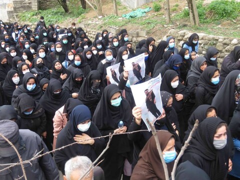 تشییع پیکر مطهر شهید مدافع حرم مجتبی برسنجی در سوادکوه