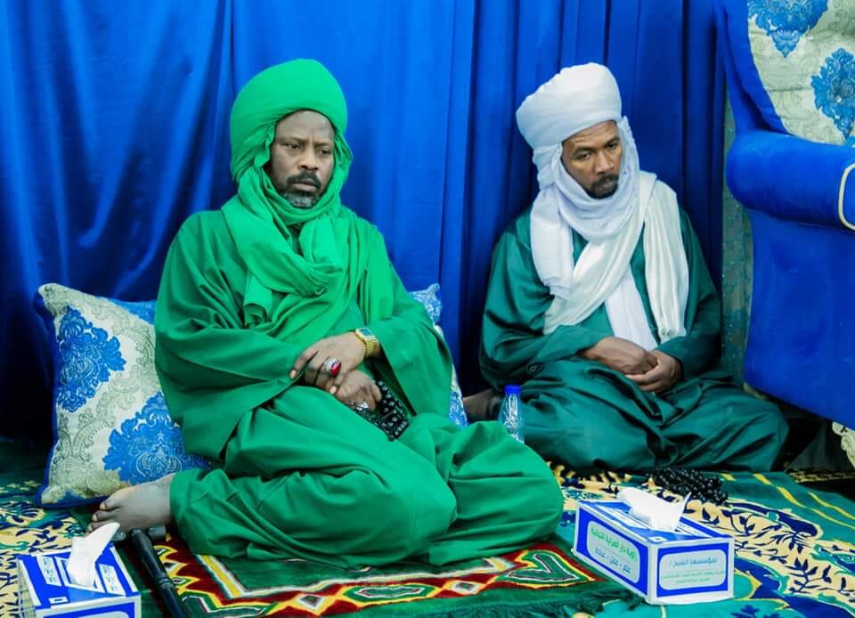 دیدار قطب تیجانیه نیل ازرق با نمایندگان شیخ الازهر +تصاویر