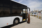 روزانه ۱۱۰ دستگاه اتوبوس برای انتقال زائران اربعین از قم عازم مهران می‌شود