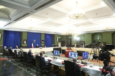 تصاویر/ جلسه ستاد ملی مبارزه با کرونا با حضور رئیس جمهور