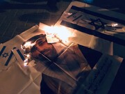 تظاهرات‌کنندگان بحرینی عکس اولین سفیر بحرین در اسرائیل را آتش زدند + تصاویر