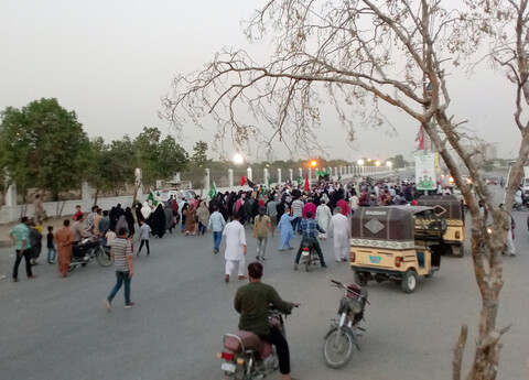 تصاویر/ شیعہ مسنگ پرسنز معاملہ؛ مظاہرین کا مزار قائدؒ پر دھرنا