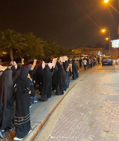 از تظاهرات مردمی در شهر ها و روستاهای بحرین تا کمپین "آزادی فوری زندانیان" +تصاویر