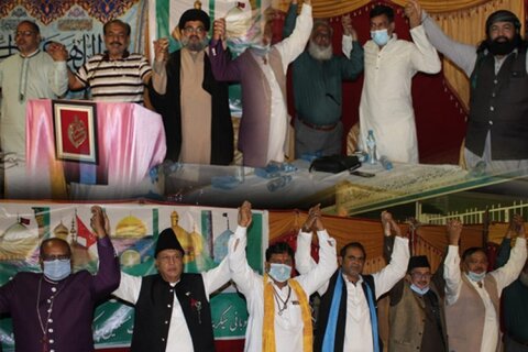کراچی میں عظمت معصومین ؑ کانفرنس کا انعقاد، شیعہ سنی ہندو مسیحی رہنماؤں کی شرکت اور خطاب