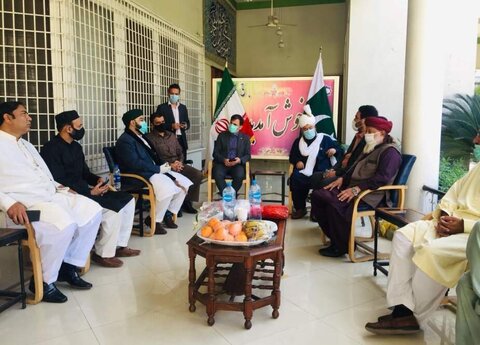 پیر معصوم نقوی با رئیس خانه فرهنگ ایران در لاهور دیدار کرد