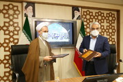 تصاویر/ حوزہ علمیہ ایران اور دانشگاہ اسلامی کے درمیان مفاہمت پر دستخط