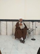 تصاویری از حضور اساتید مدرسه علمیه مهدوی و ایلچی تهران در مشهد مقدس